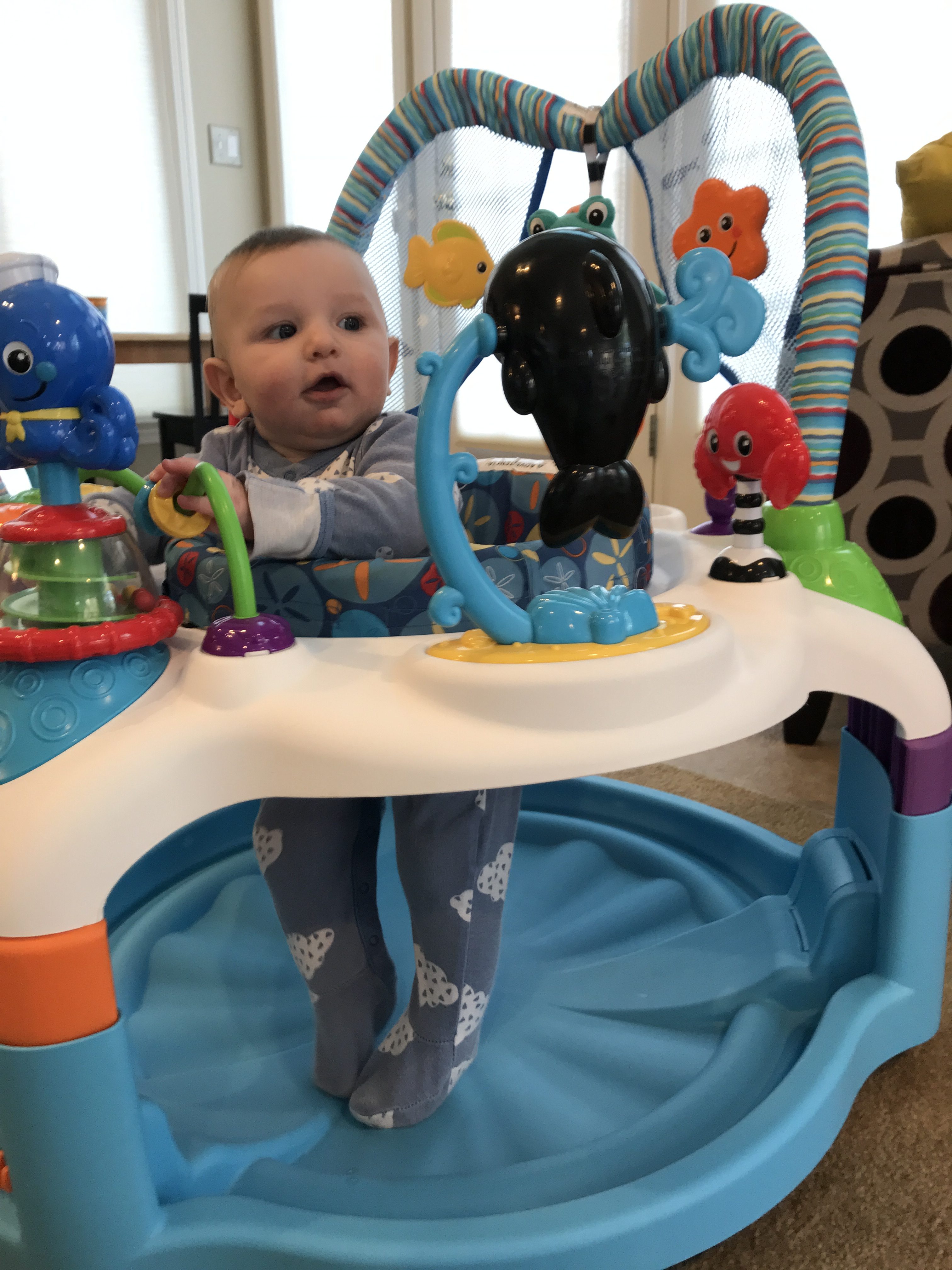 age to use exersaucer
